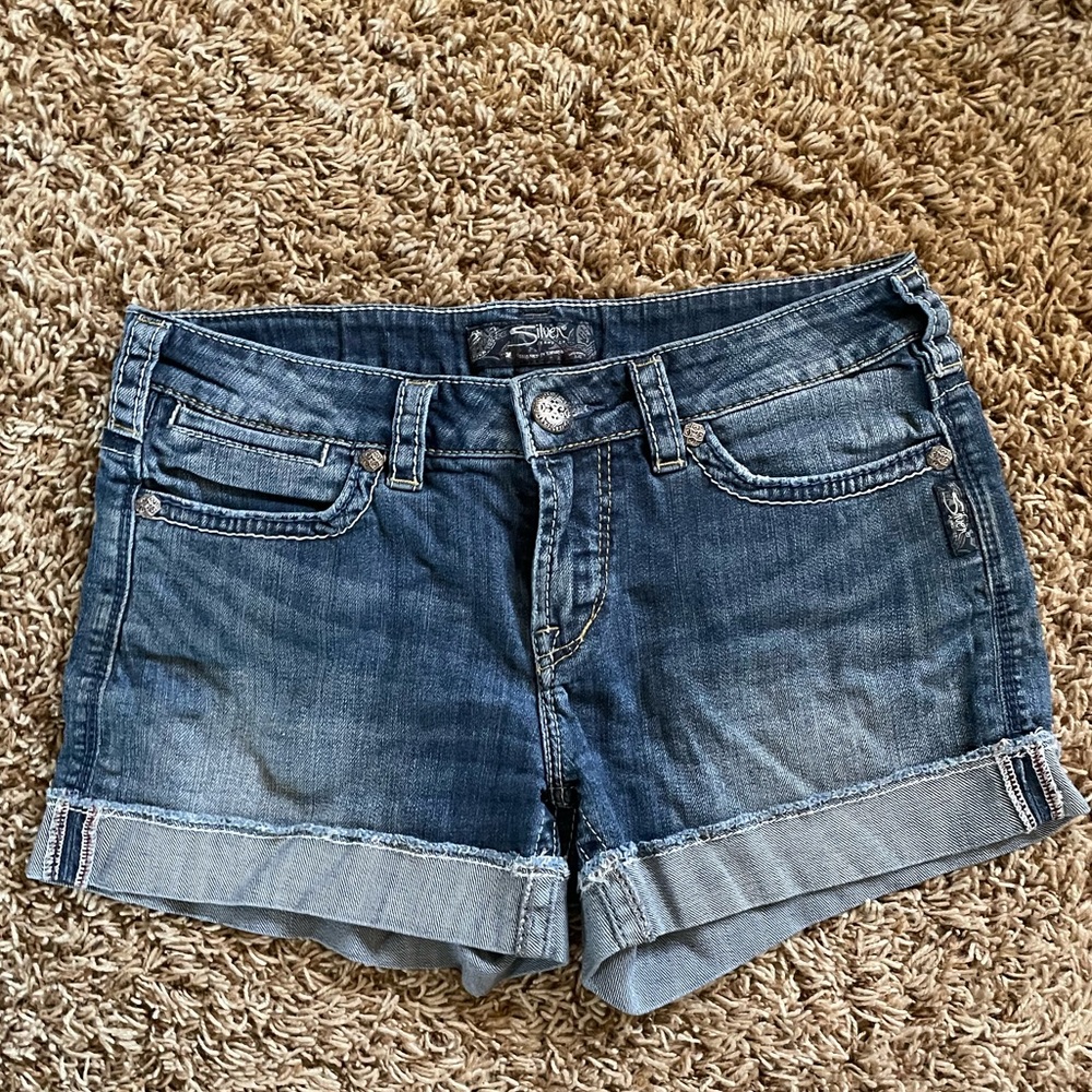 My favorite silver shorts.